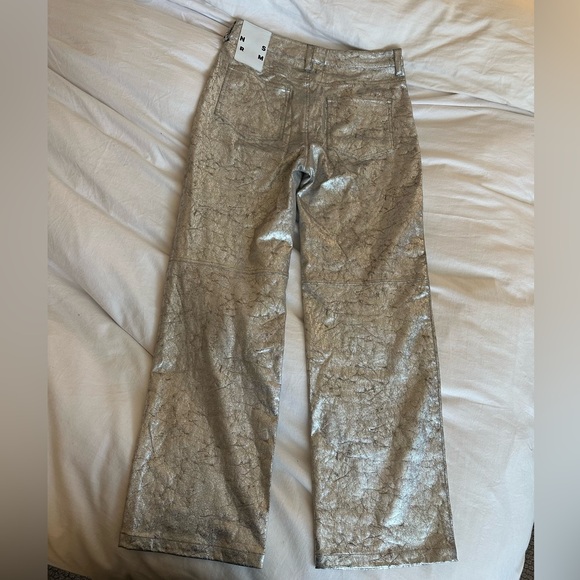 Silver Foil Pants | Simon Miller - Picture 7 of 10